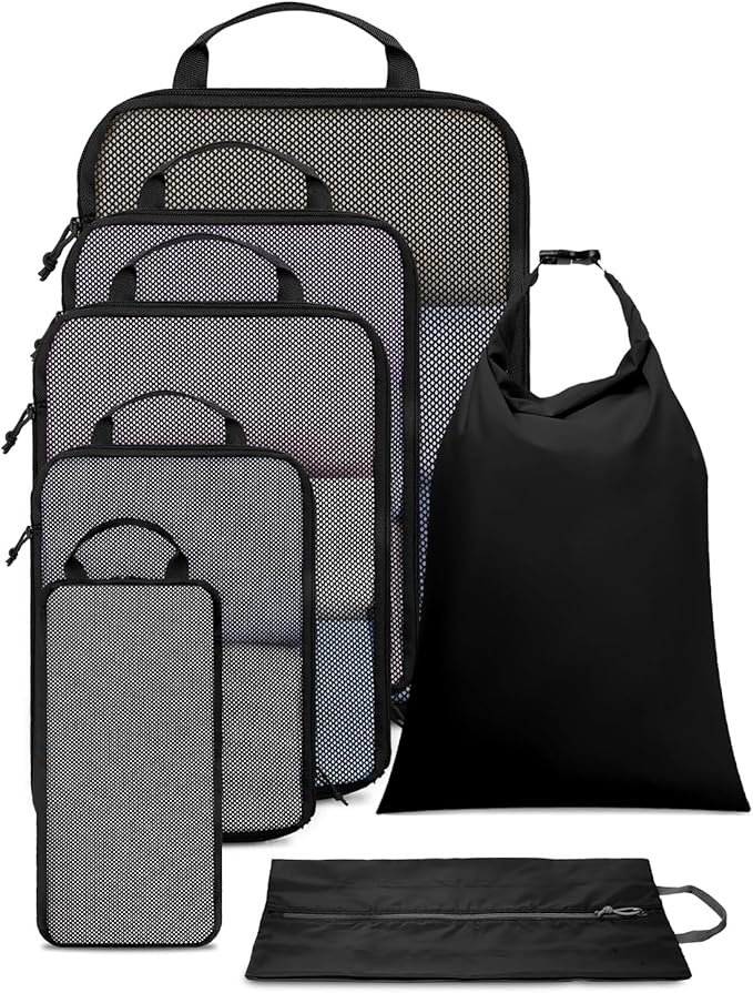 Ceneda Organizer do walizki, 7 sztuk, zestaw organizerów,