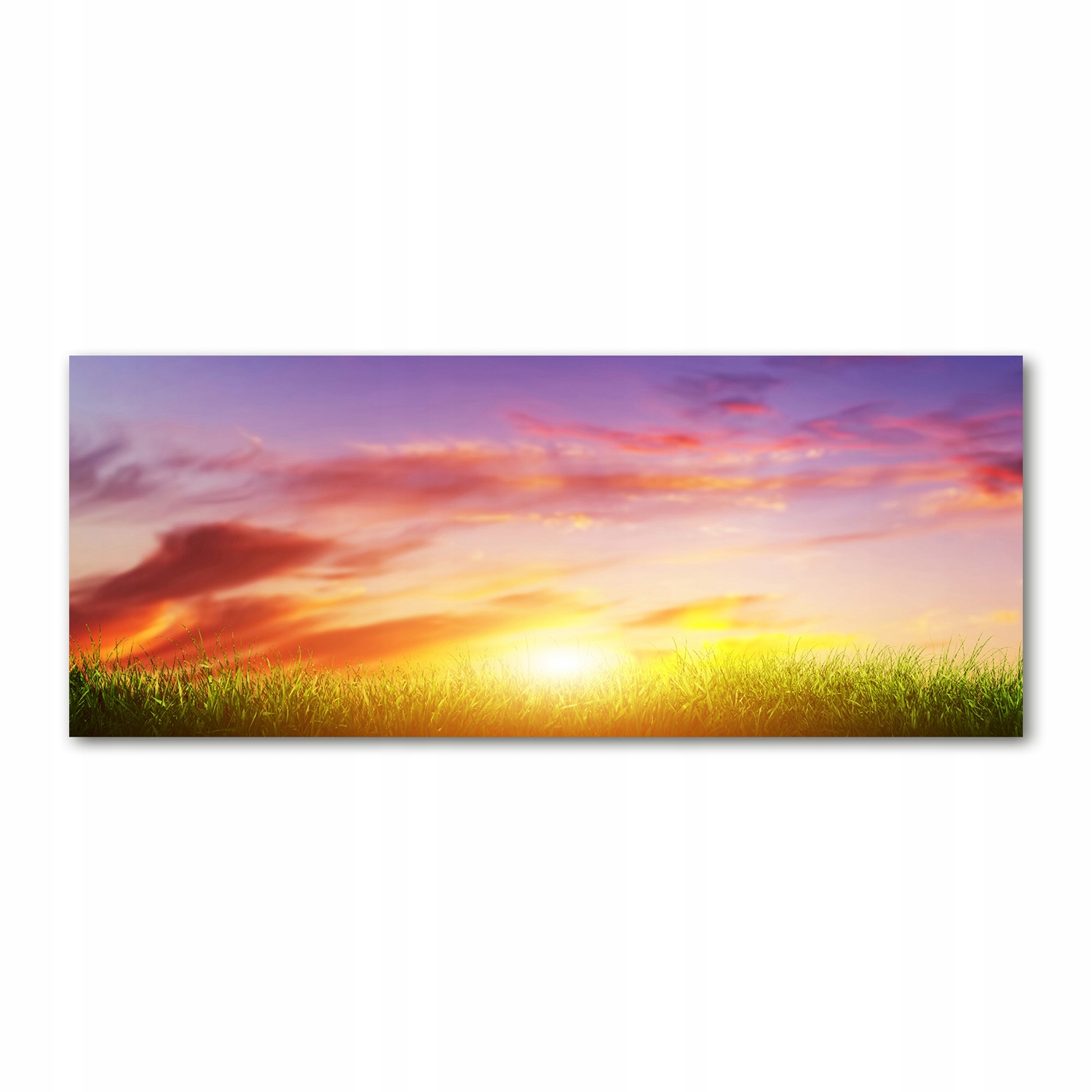 

Foto obraz akryl zdjęcie Zachód słońca 125x50 cm