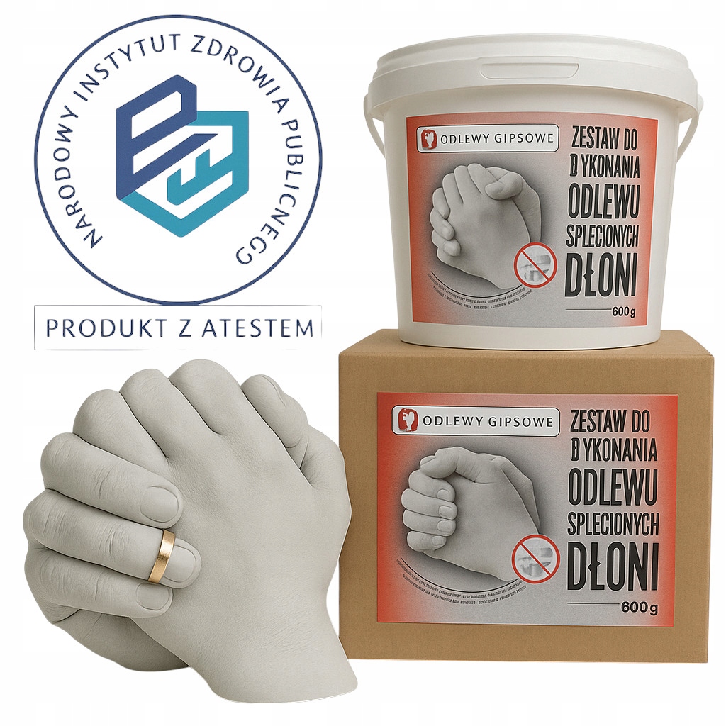 Sada Pro Sádrové Odlévání Propletených Rukou