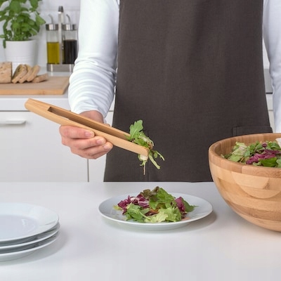 IKEA BAMBUSZ SALÁTA TÁLALÓ FOGÓ Csomagolás állapota eredeti