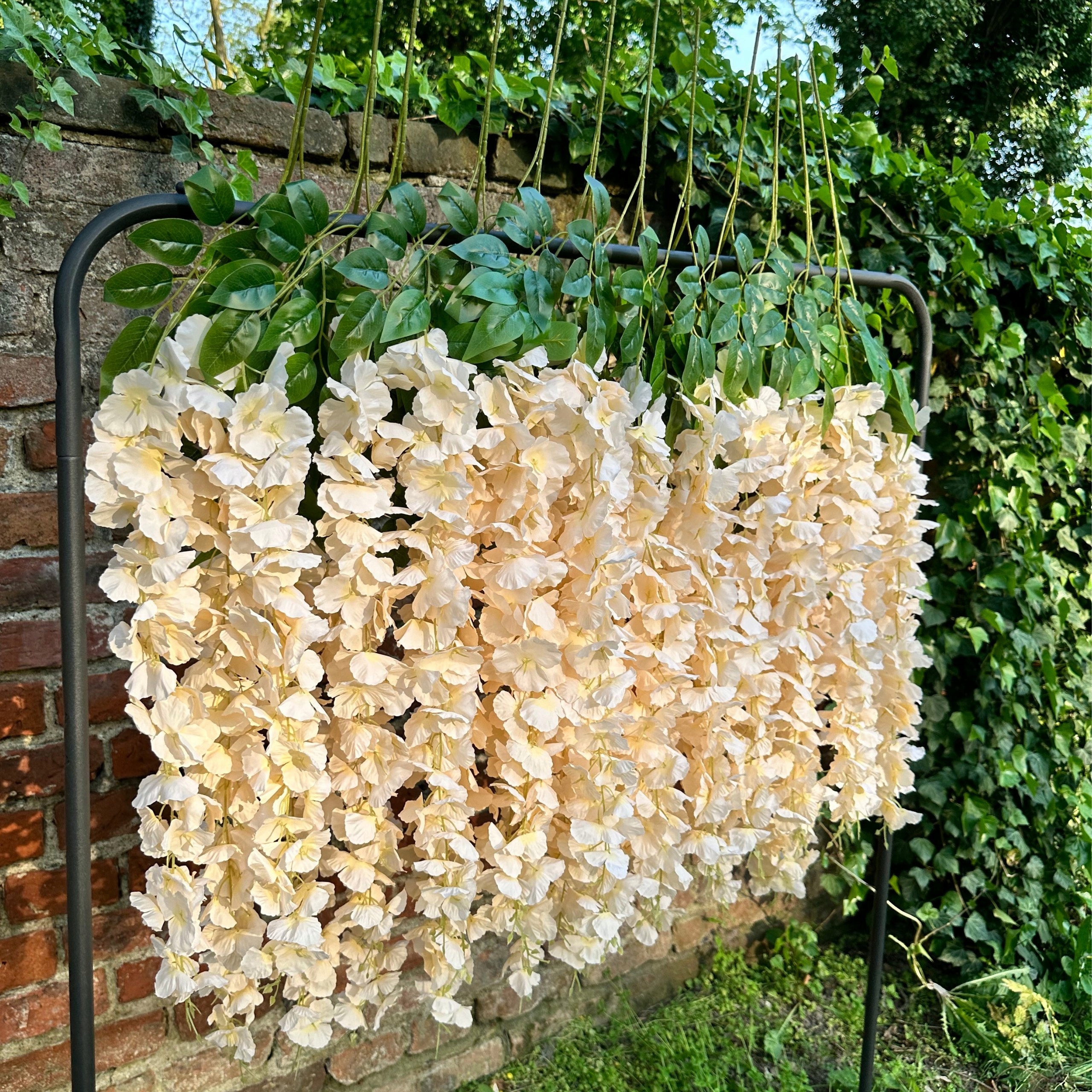 12x WISTERIA GLICYNIA PREMIUM XXL sztuczna gęsta girlanda kwiatowa ślub Kolor inny