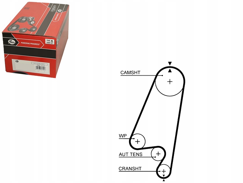Gates 5367XS Pasek rozrządu OPEL VALIXHALL