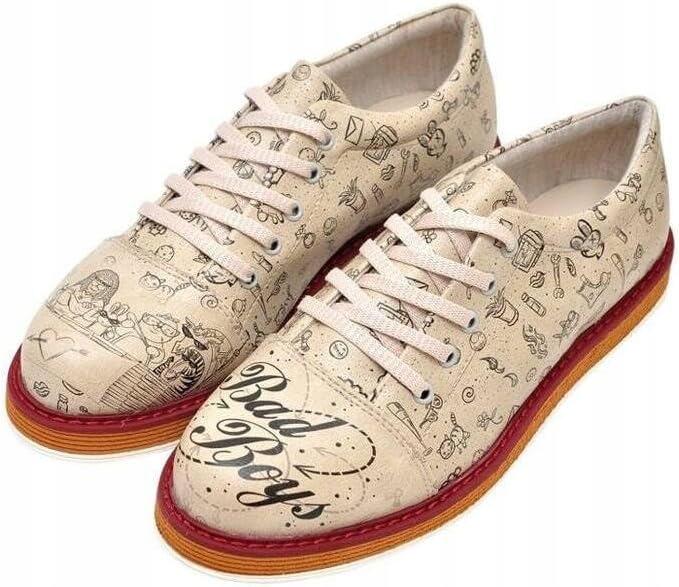 Dogo Shoes Dámské Šněrovací Boty Nízké Béžové 39 J0D