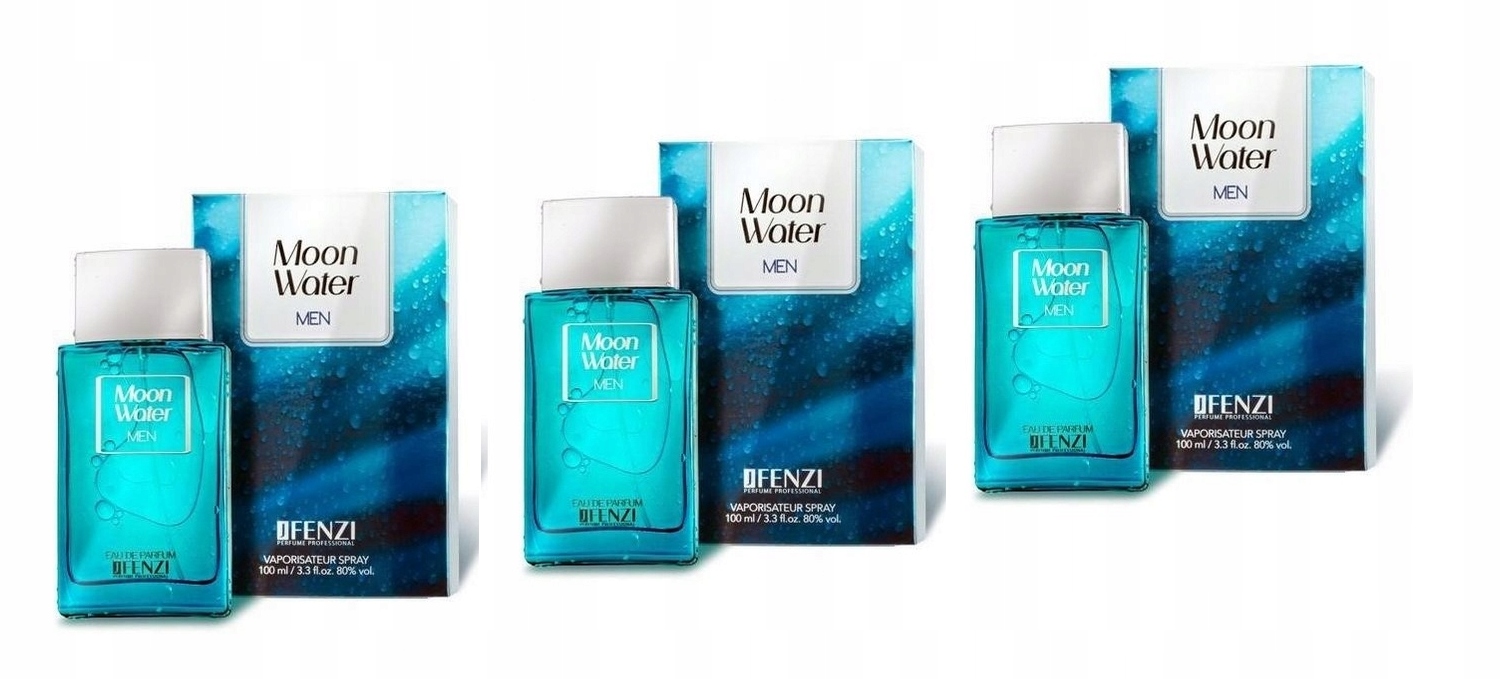 JFenzi Moon Water Men 3x100ml Edp