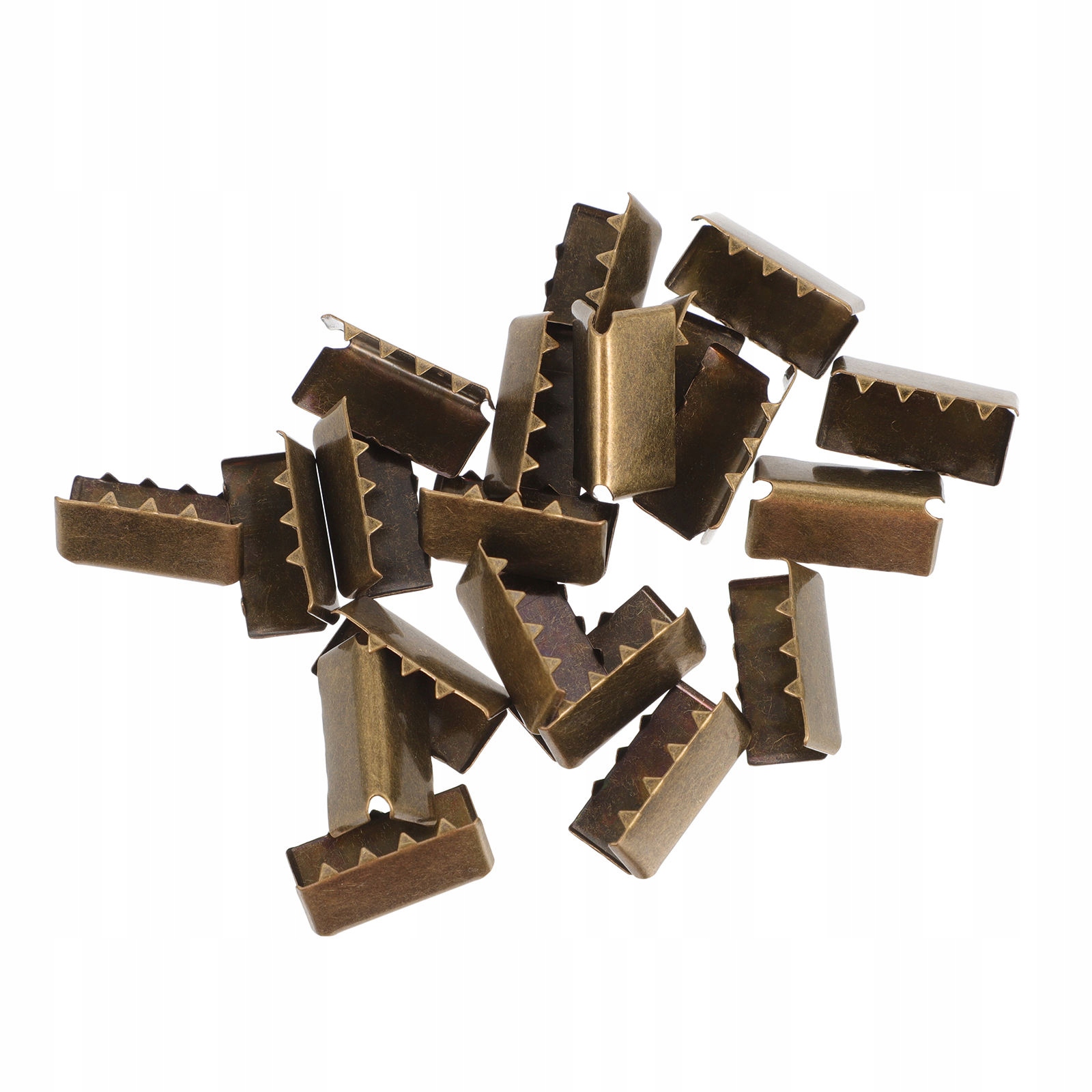 20SZT ZACISKI DO BIŻUTERII I PASKÓW - METALOWE AKCESORIA Zrób to sam