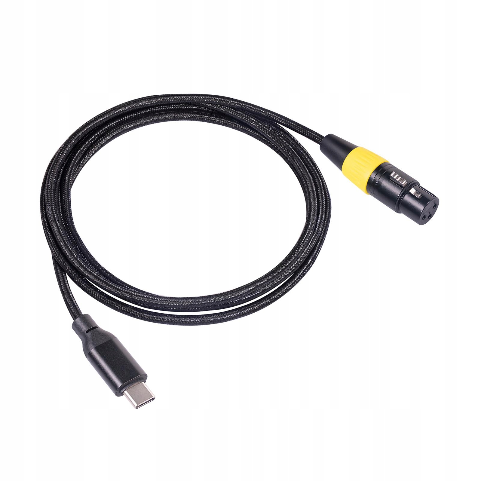 Kabel mikrofonowy XLR żeński na USB Sing 3m
