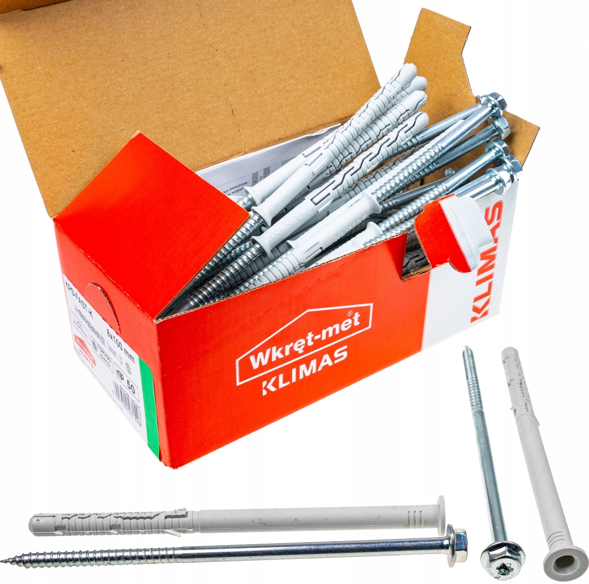 

Kołki ramowe rozporowe 10x180 Klucz+tx torx 25szt