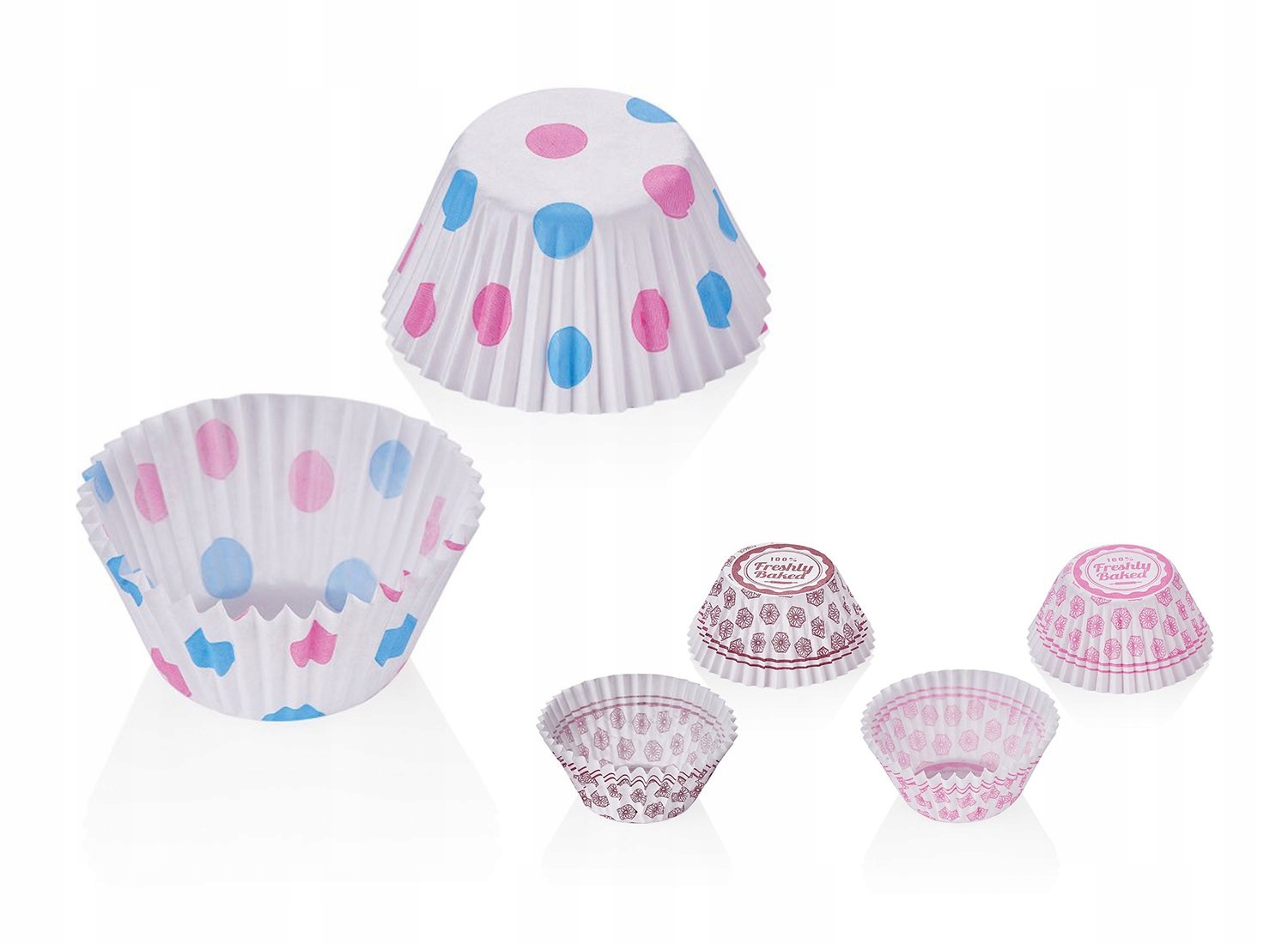 

Foremki papierowe na muffinki babeczki 7cm 80szt