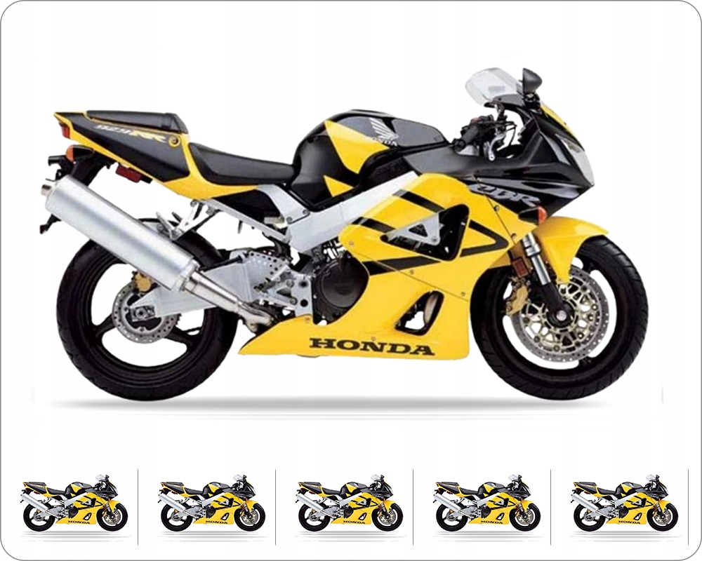 Samolepky Juula Pro Honda Cbr 929 Rr 2001 Žluté Y124 Usa