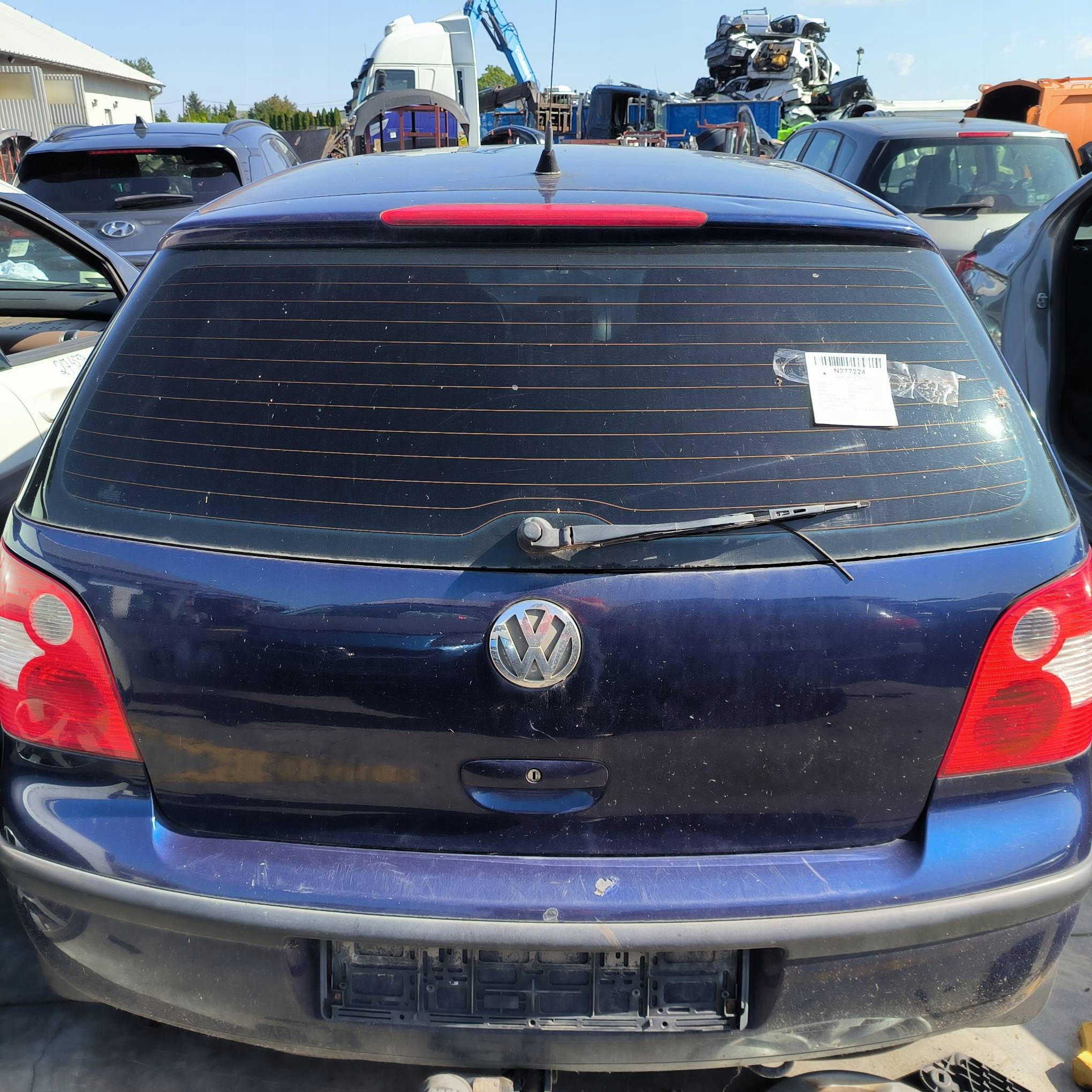 trunk door boot LB5N VOLKSWAGEN POLO IV 9N 3D