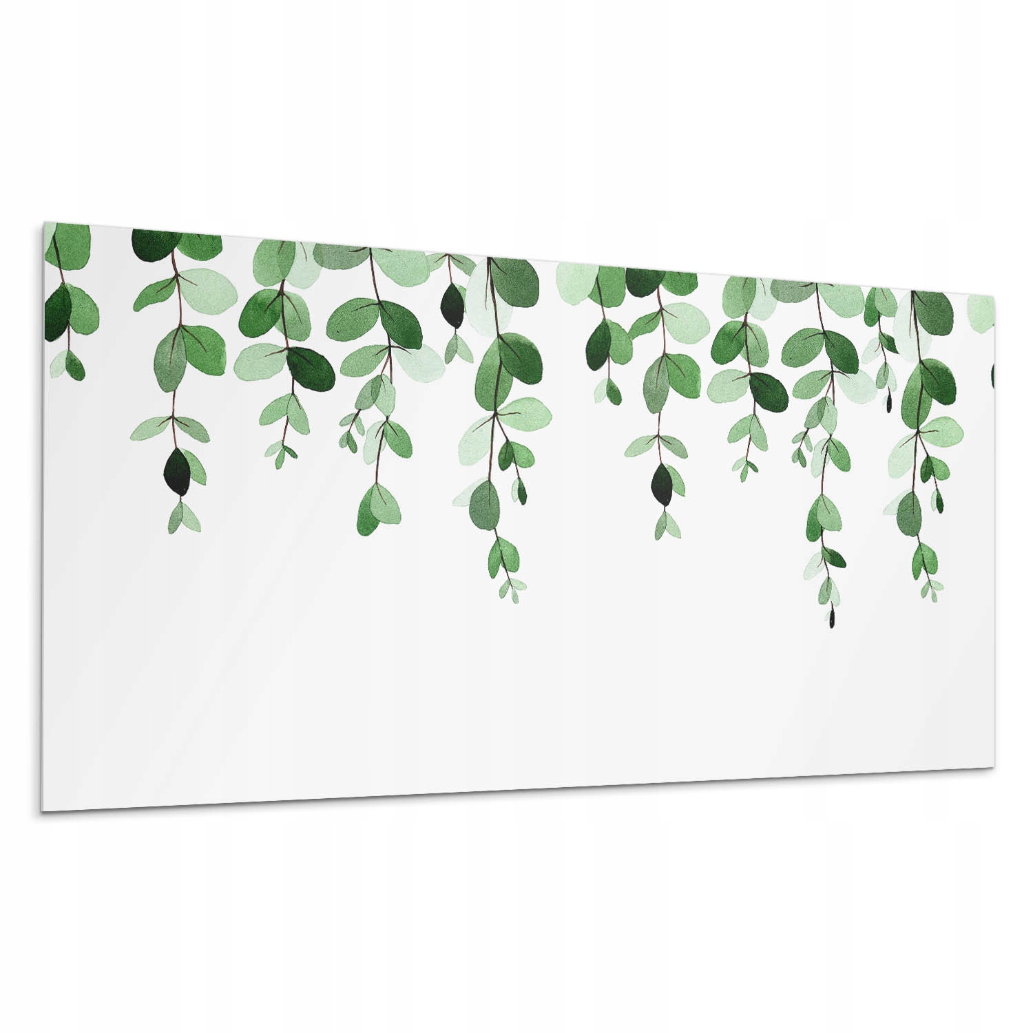 Panel S Potiskem Vinylový Samolepicí Vzor listů v převisu XXL 120 x 60 cm