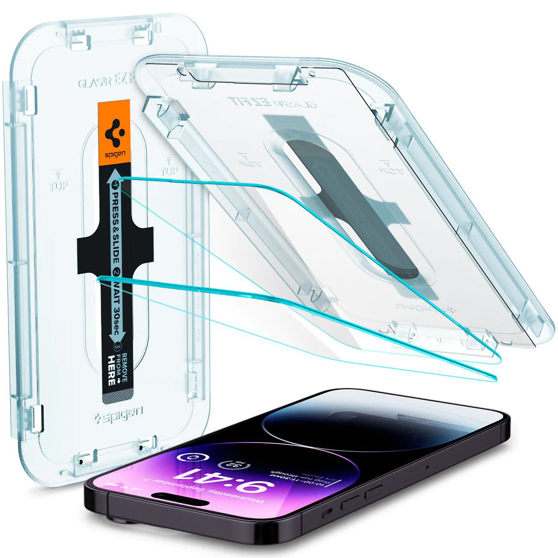 

Szkło hartowane na ekran do iPhone 14 Pro, Spigen