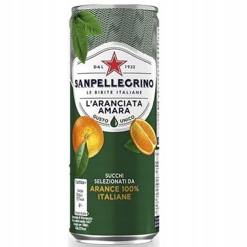Napój Aranciata Amara 24x330 ml San Pellegrino