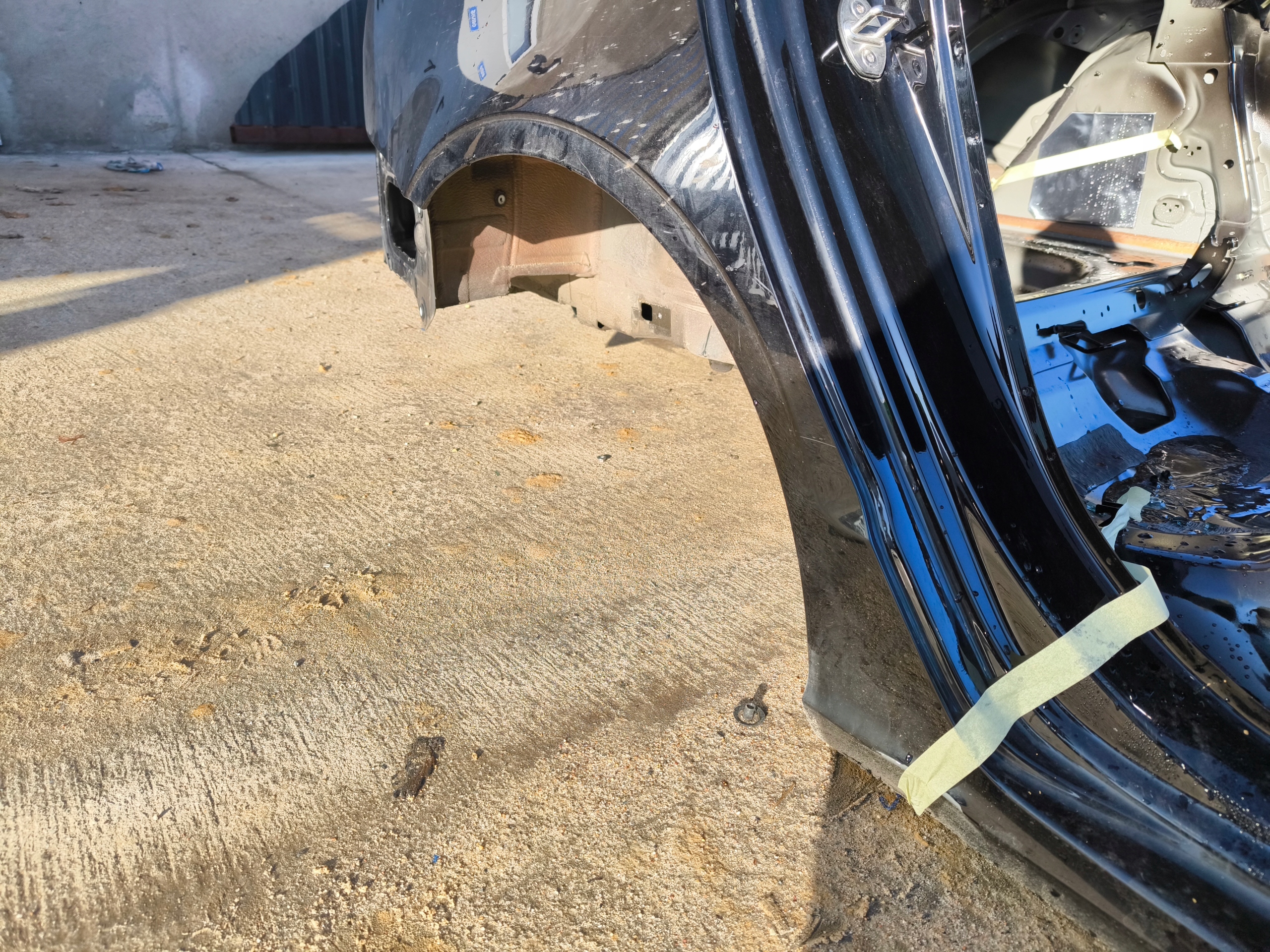 quarter threshold fender right rear part AUDI A3 8V sedan original !!!