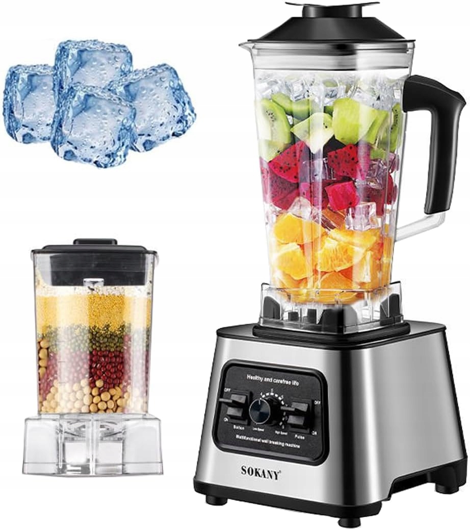Blender 2w1 Sokany SK-999 blender młynek do kawy 6000W