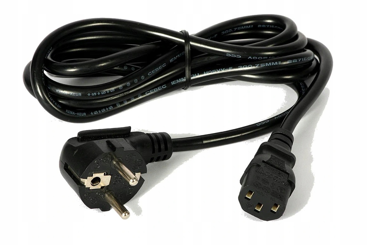 KABEL ZASILAJĄCY DO MONITORA I PC