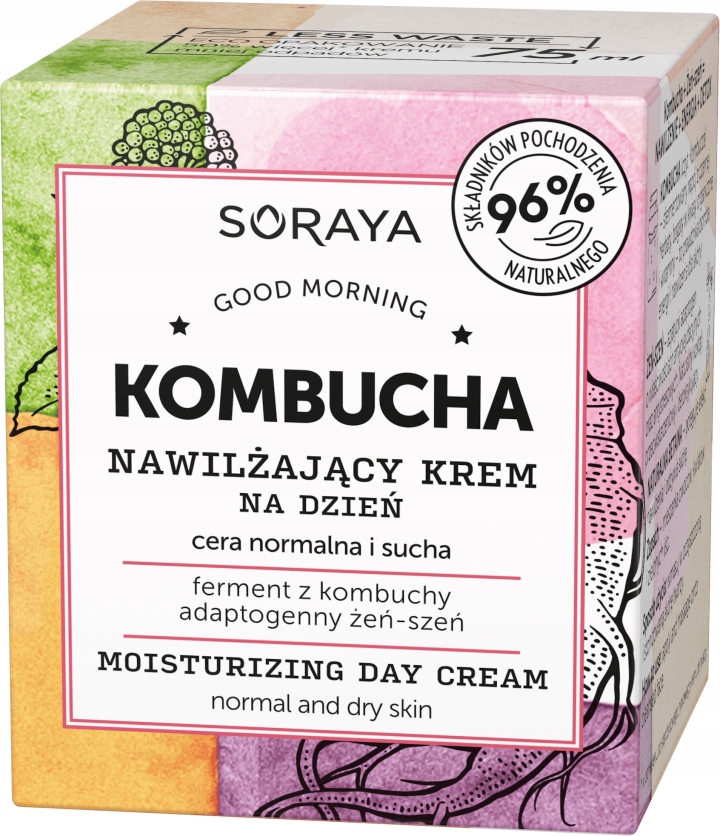 

Soraya Kombucha Nawilżający Krem Na Dzień 75 ml