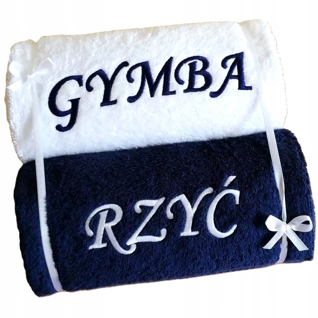 Dárek pro Důchodce Horníka u příležitosti odchodu do důchodu – Ručníky s výšivkou