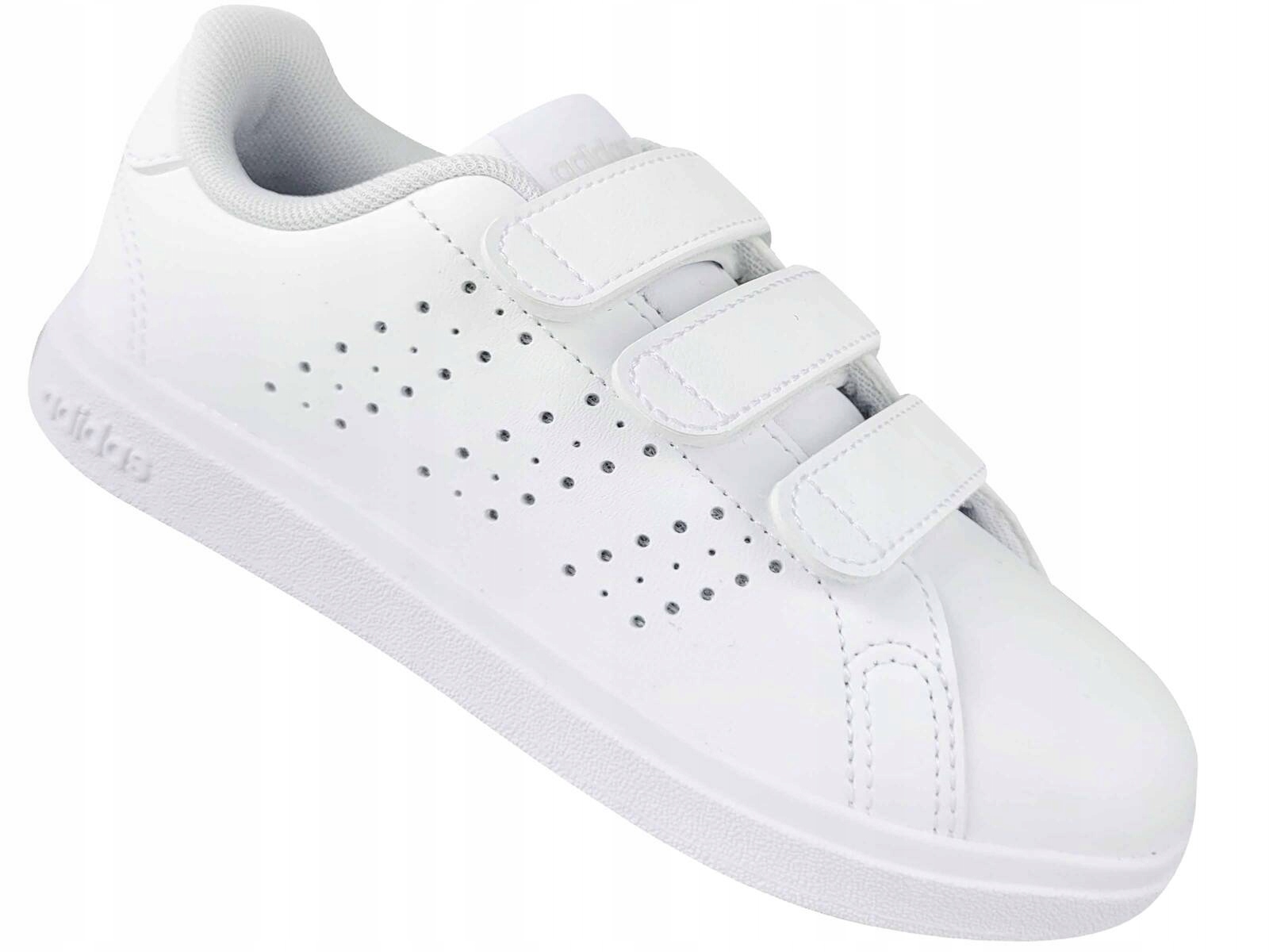 Adidas Advantage Base 2.0 IE9020 Stan Smith Buty Dziecięce Białe Na Rzepy