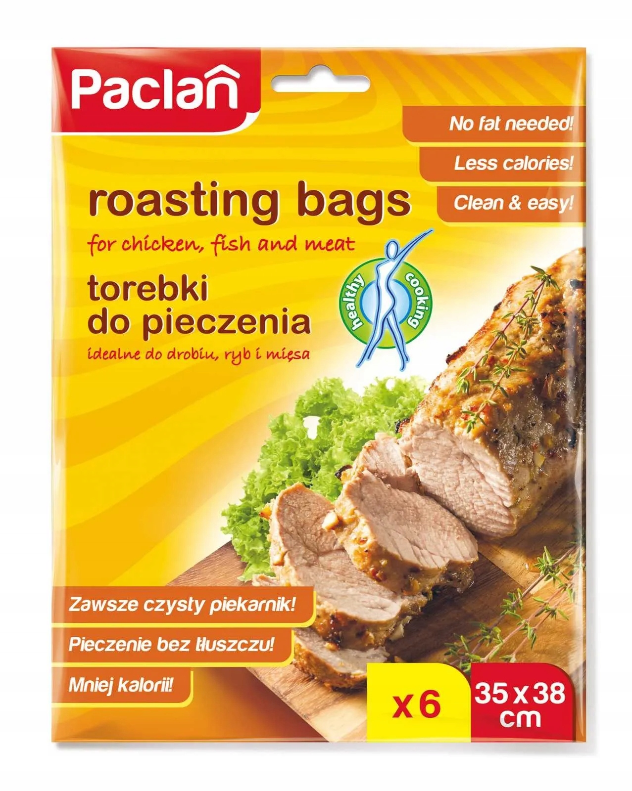 

Paclan Torebki do pieczenia 35x38cm 30l, 6 sztuk