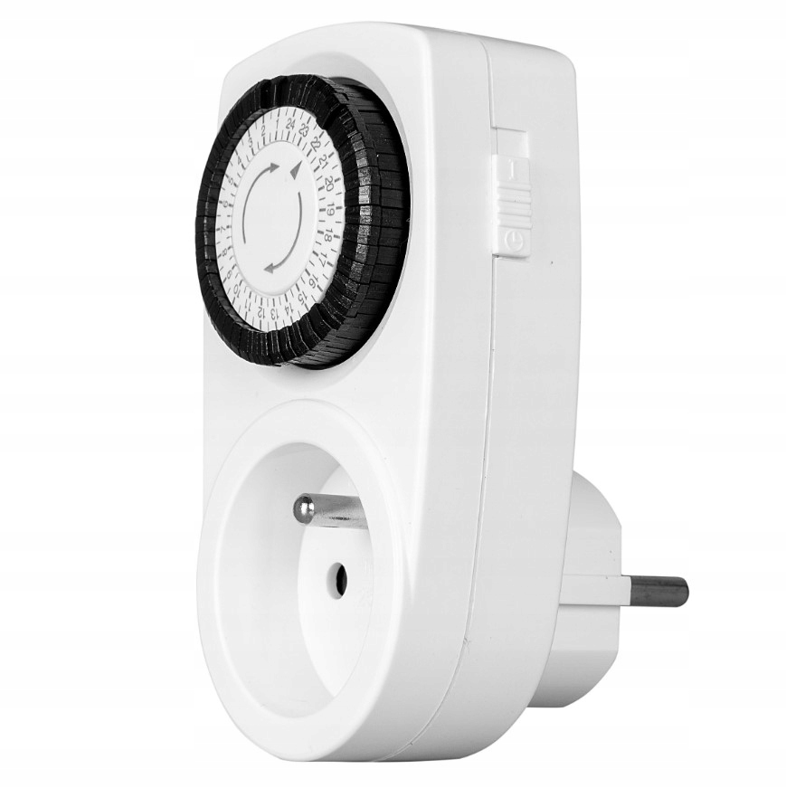 PROGRAMATOR CZASOWY DO GNIAZDKA ANALOGOWY WŁĄCZNIK WYŁĄCZNIK CZASOMIERZ Stan opakowania oryginalne