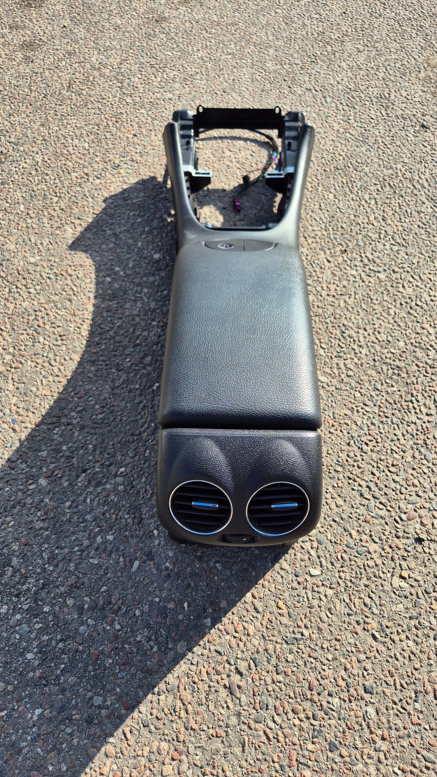 armrest TUNEL central leather black MERCEDES CLK W209 BDB!!