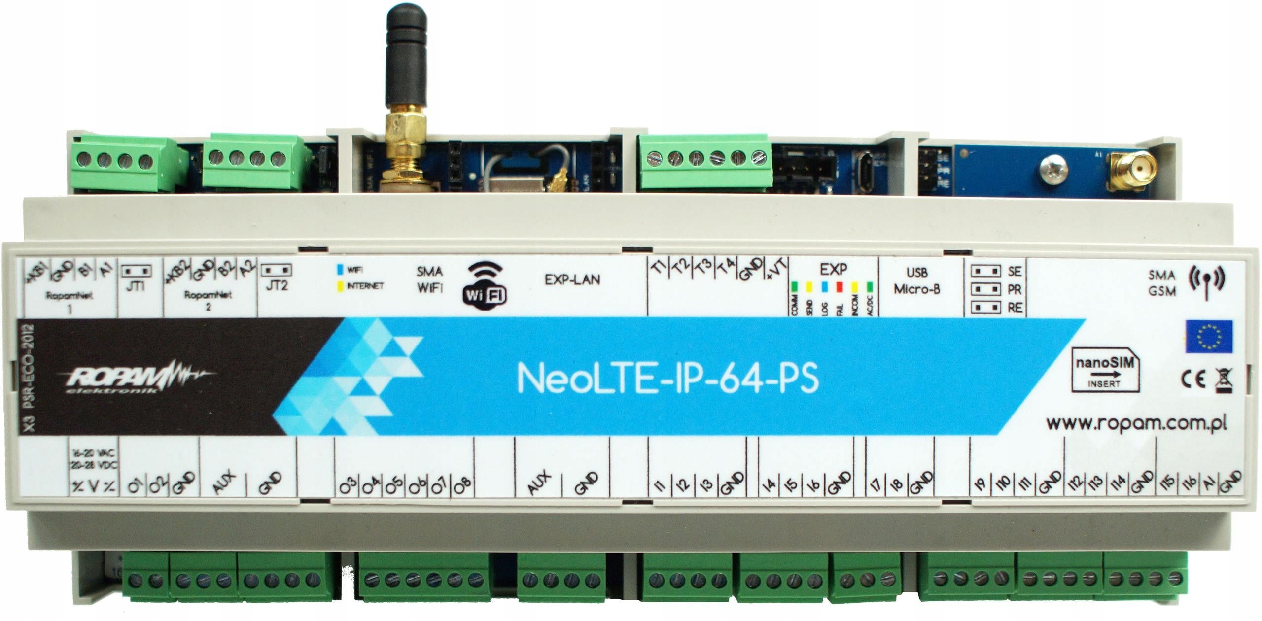 Ropam Centrala Alarmowa Neolte Ip 64 Ps D12M