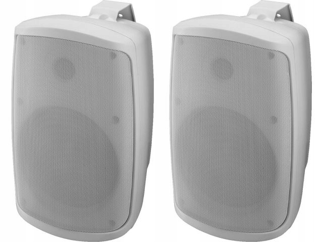 Sada sloupků Monacor WALL-06SET/WS 60 W bílá