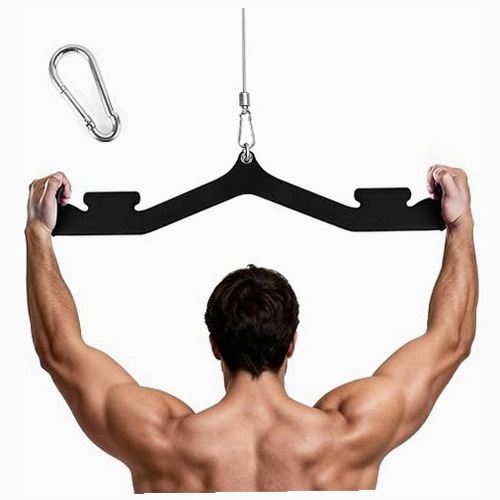Drążek Wyciąg Lat Pulldown Szeroki Uchwyt V Ergonomiczny Do Siłowni
