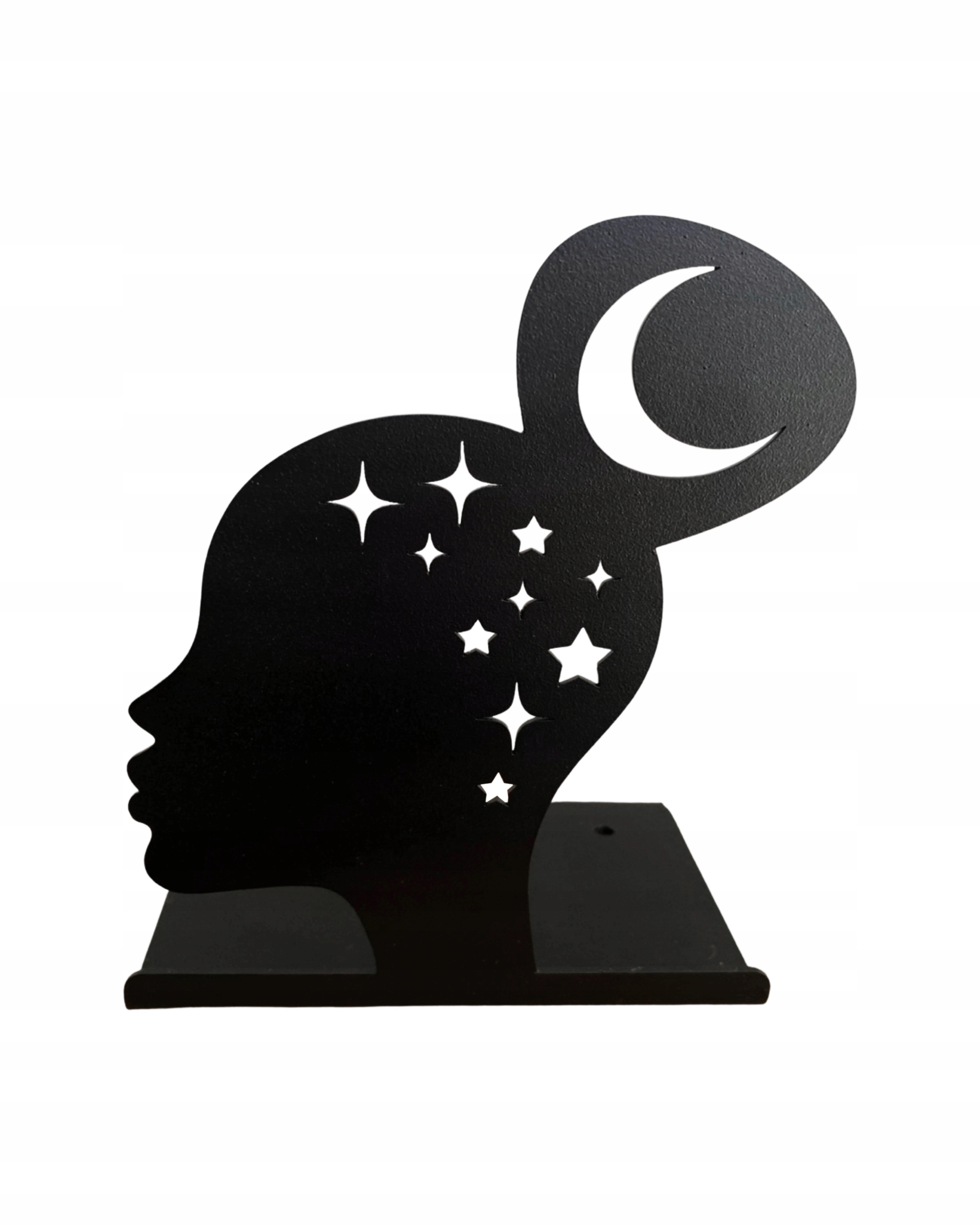 Podpórka do książek czarna GŁOWA + GRATIS