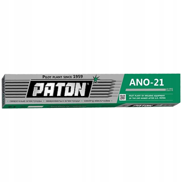 Elektrody Spawalnicze Rutylowe 4,0mm 2,5kg PATON Kod producenta ANO-21 4,0 2,5kg
