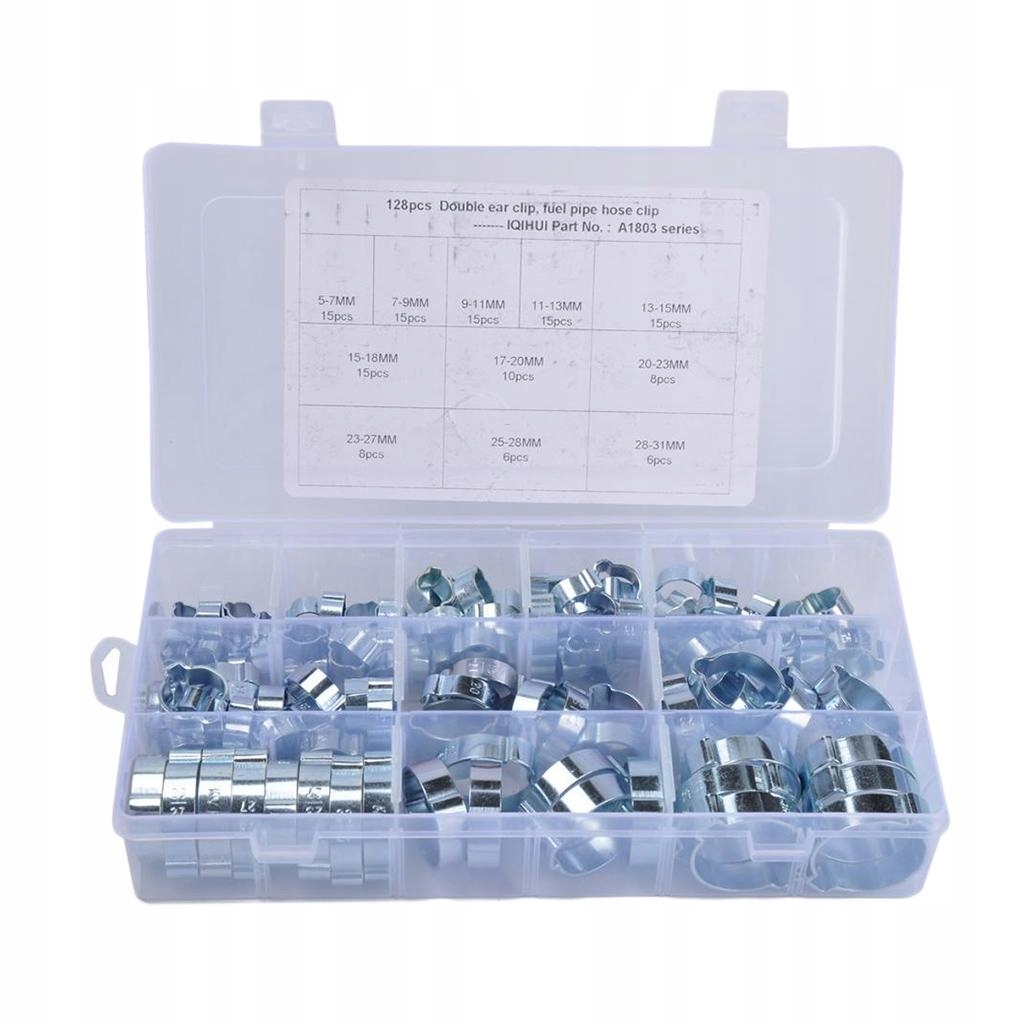 128 szt. Podwójne zaciski do węży, Producent części Inny