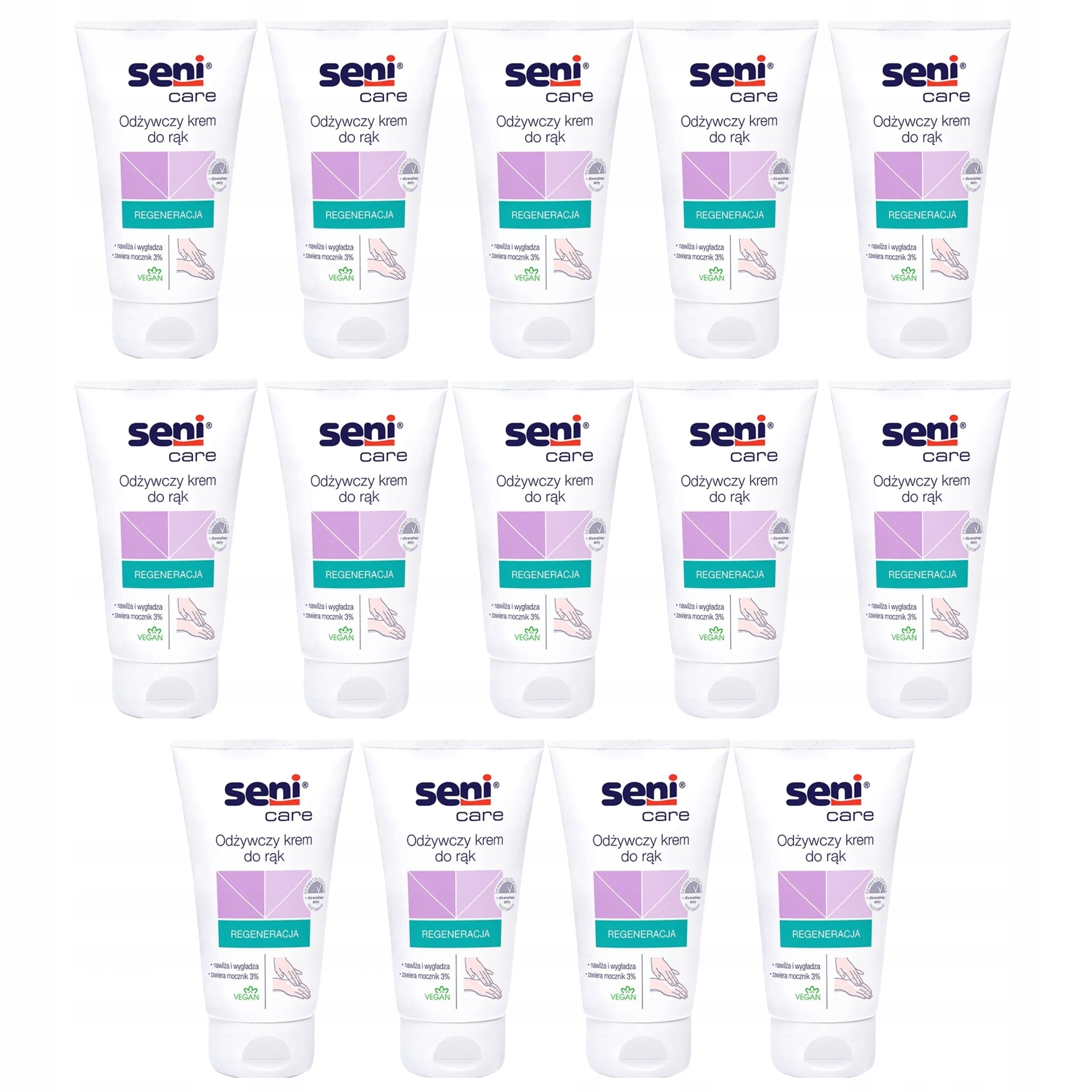 Zestaw 14x Odżywczy Krem Do Rąk Seni Care Z Mocznikiem 100 ML