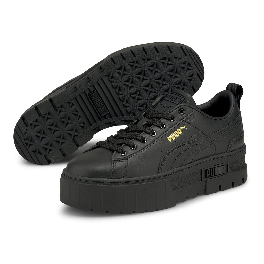 Buty damskie skórzane Puma Mayze 38420902 trampki czarne 36