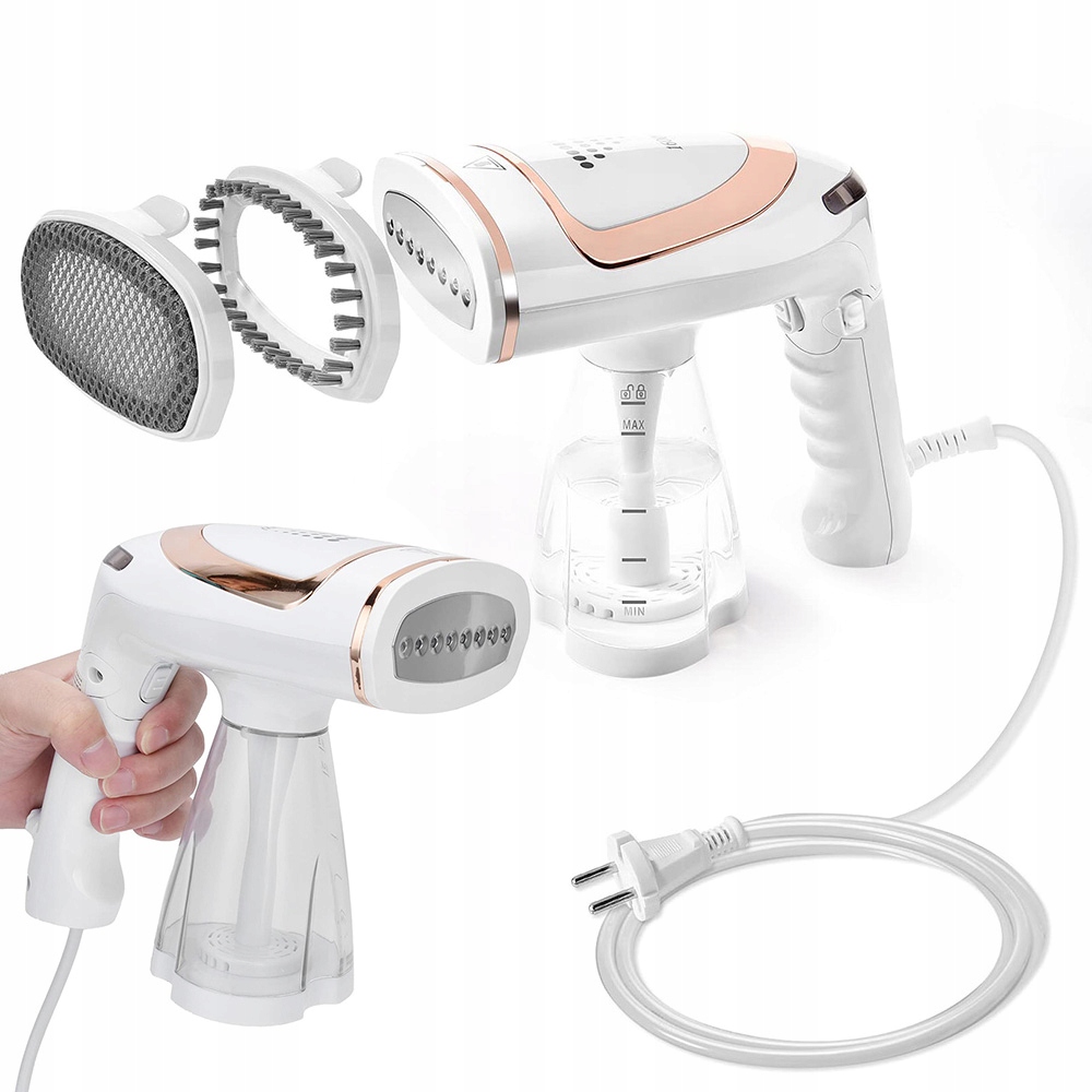 Napařovač Oděvů Žehlička Steamer Parní Sada Akcesoria