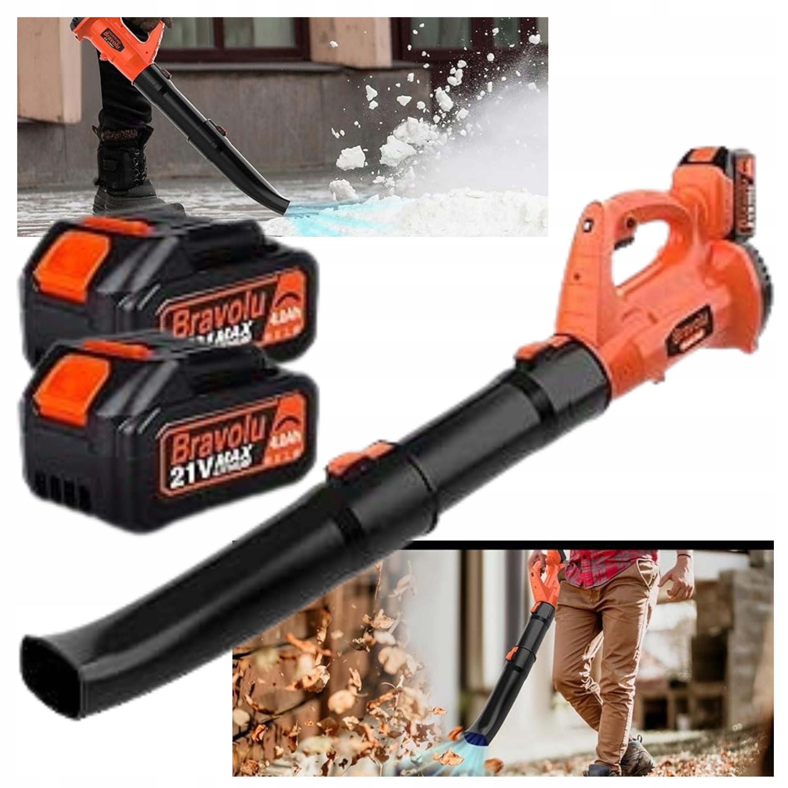 Akumulátorový Fúkač Lístia Na Odvlhčovanie Snehu, Záhradný, Bezdrôtový