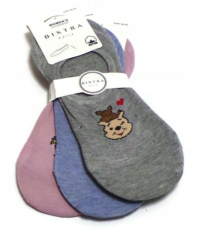 BIXTRA STOPKI BALERINKI 39-42 BAWEŁNA KOLORY