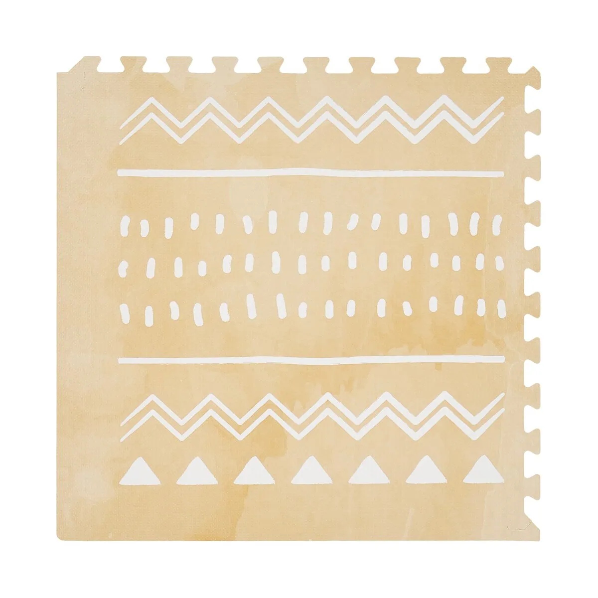 Olya Kids Mata Piankowa Puzzle Boho Sand 120x180