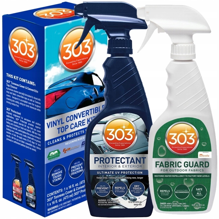 303 Convertible Top Cleaning VINYL zestaw CABRIO