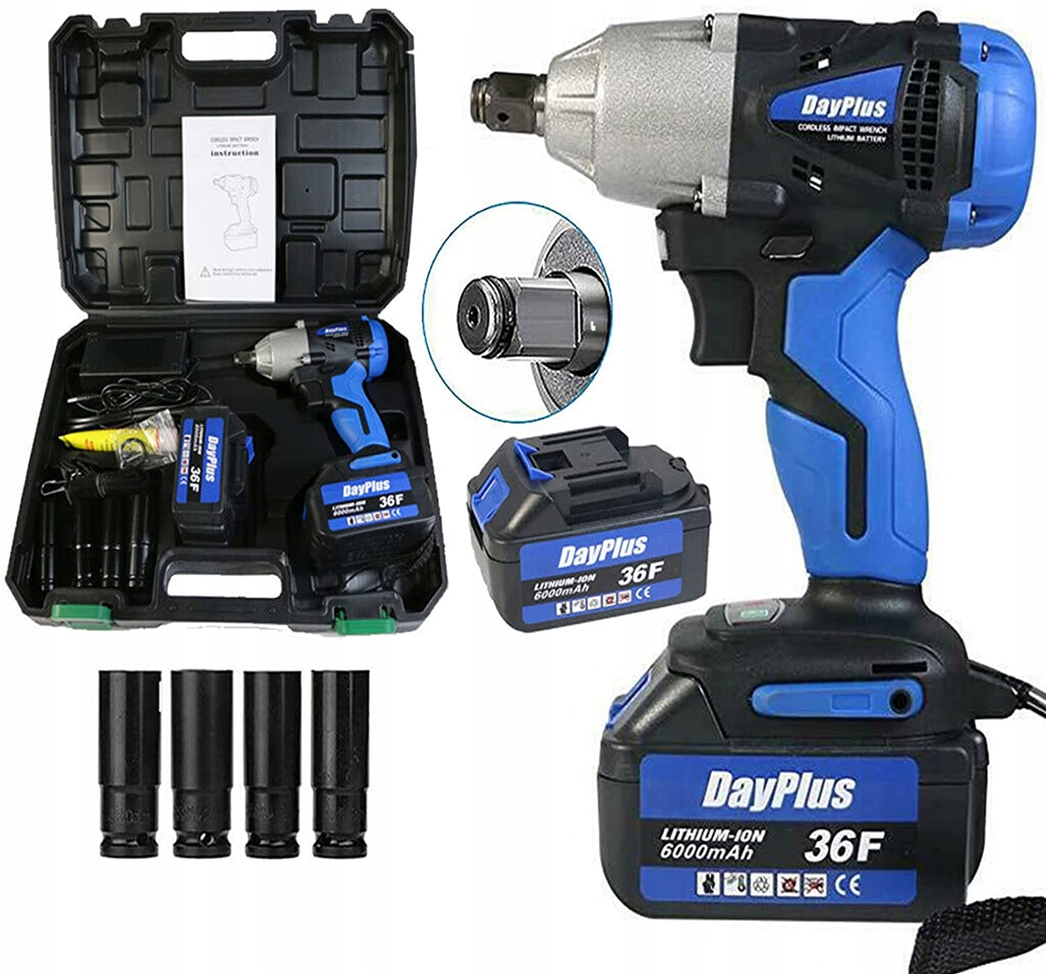 

Akumulatorowa wkrętarka udarowy 2 x 6Ah akum 420N