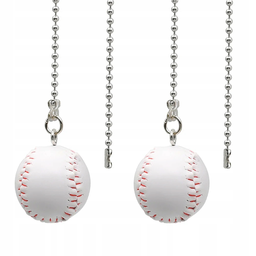 Light Pull Chain Baseball Extension Zipper 2 szt