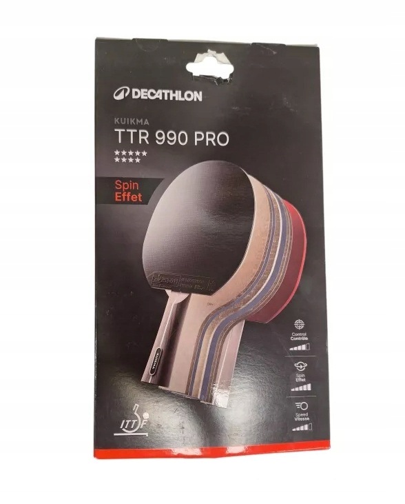 Rakietka Do Tenisa Stołowego Pongori Ttr 990 Pro Spin 9