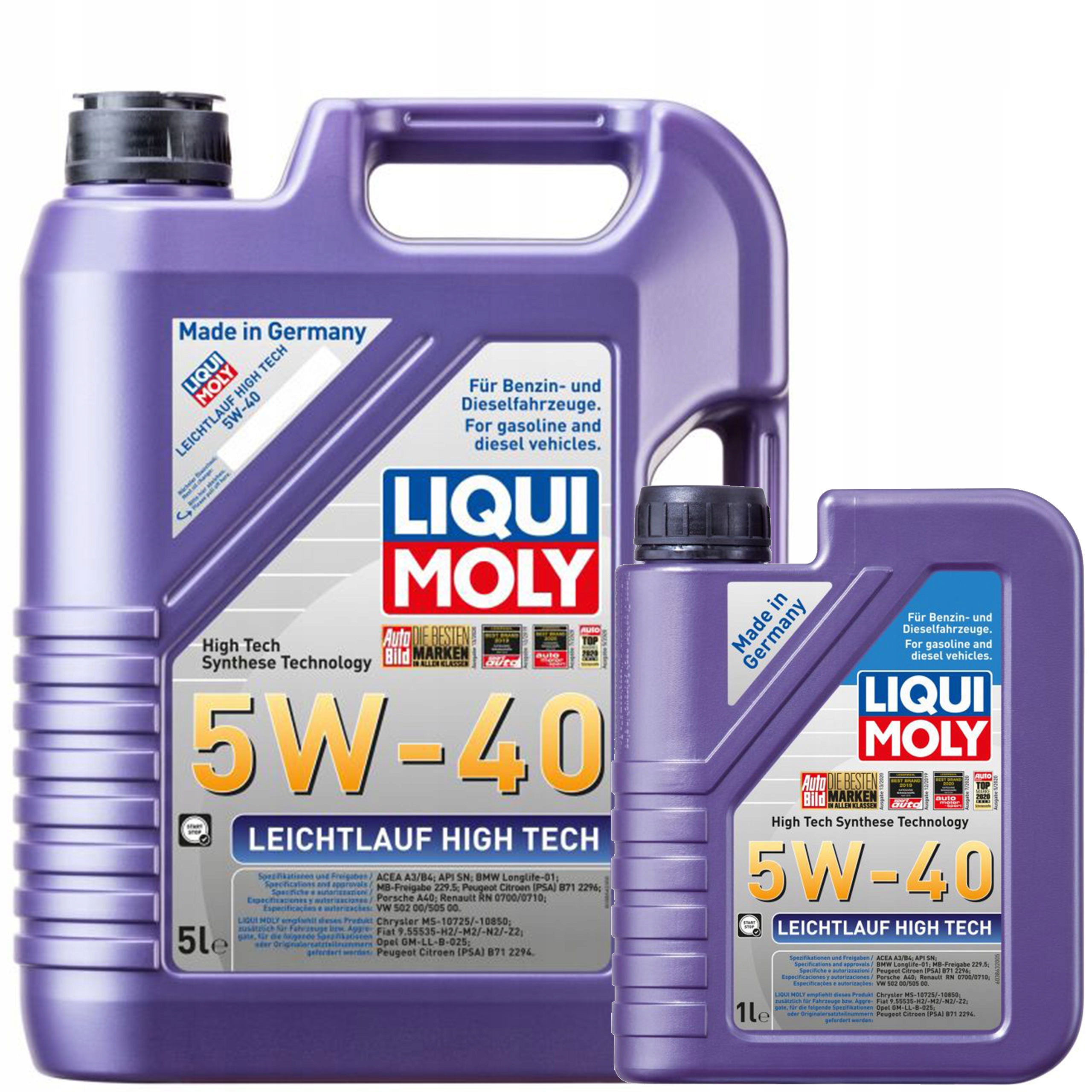 LIQUI MOLY 2328 5W40 Leichtlauf High Tech 6L