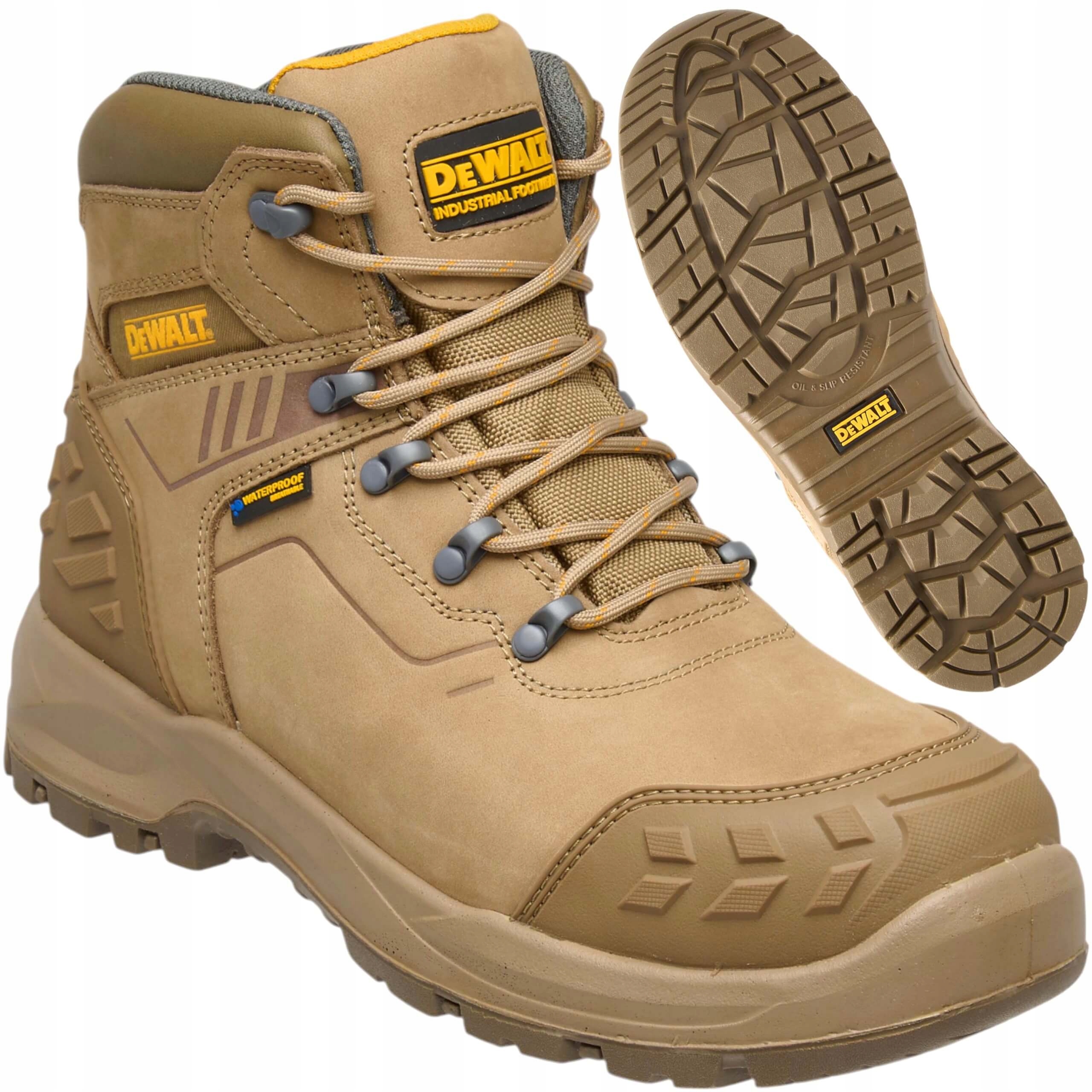 Buty robocze DeWALT Obuwie do pracy Ludlow S7 Wodoodporne Nubuk Stone r. 41