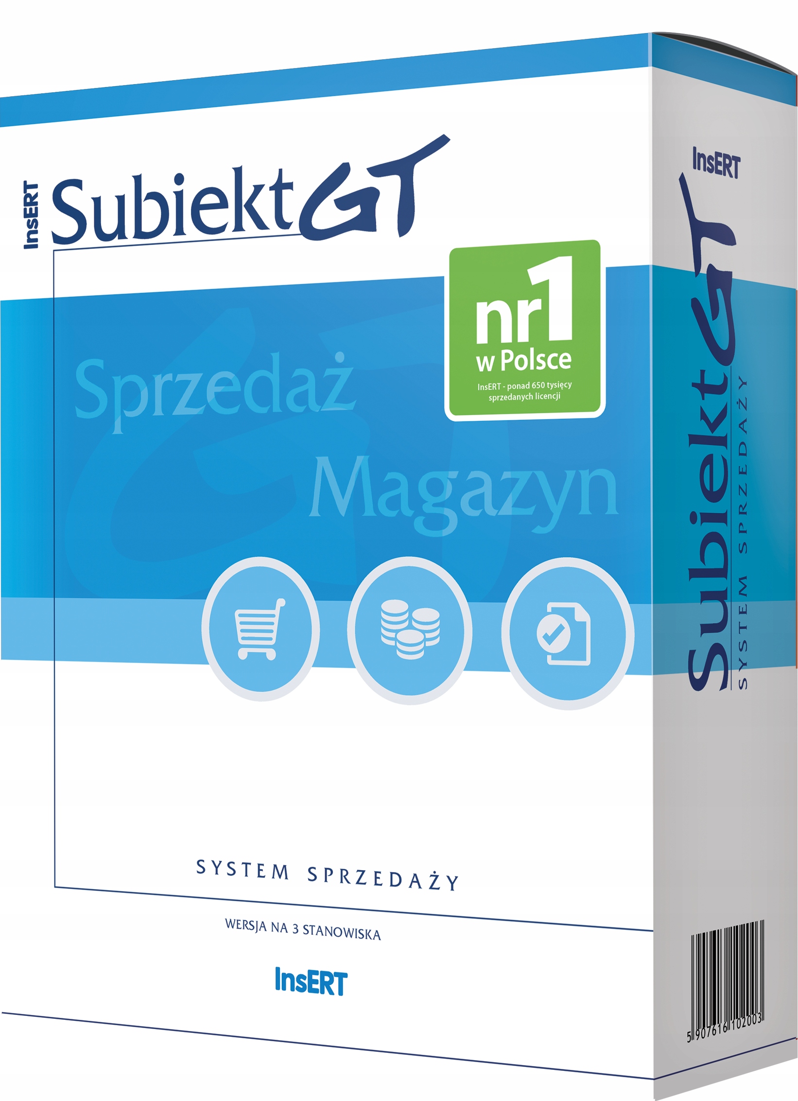 Rozszerzenie Subiekt GT Insert 3 stanowiska ESD licencja wieczysta + InsERT Subiekt GT rozszerzenie na 3 kolejne stanowiska