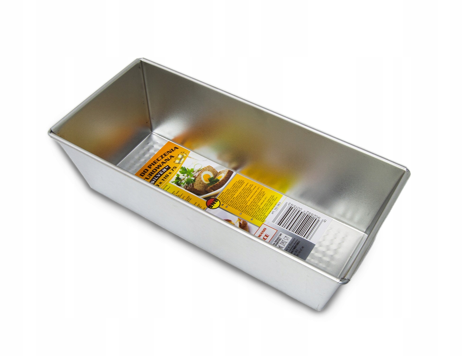 

Blacha Forma Do Ciasta Keks Srebrna 25X11 Snb