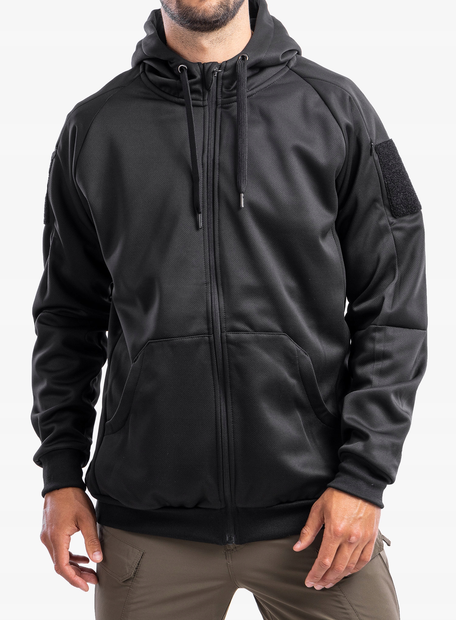 Mikina s kapucí Helikon-Tex Urban Tactical Hoodie Full Zip černá M
