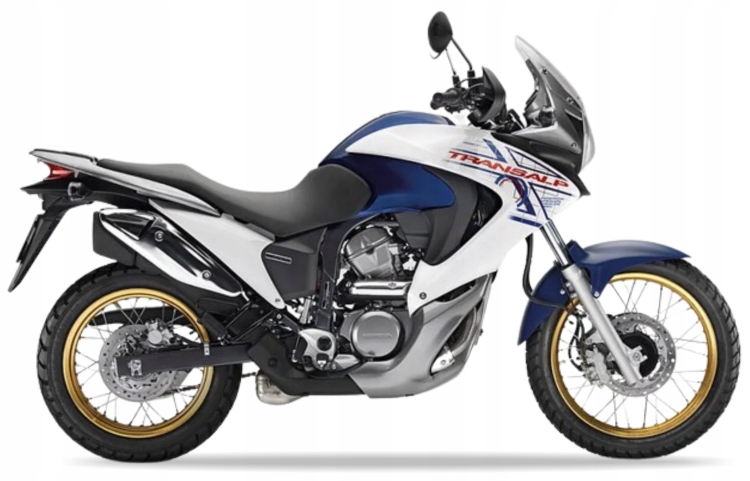 Samolepky Juula Pro Honda XL 700V Transalp 2008-2011 Bílá-nebeská NH138 PB296