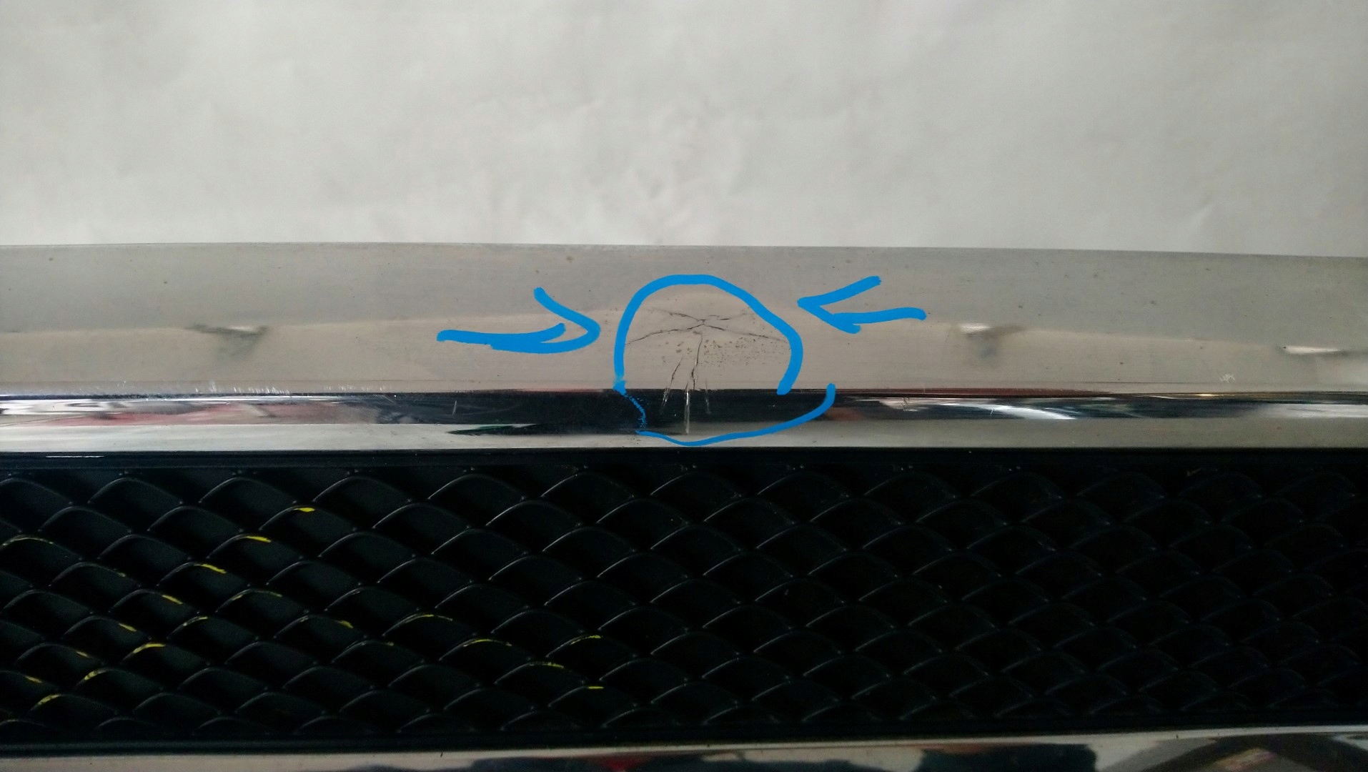 Diffuseur Pare choc Arrière CHROM MERCEDES ML 166 AMG
