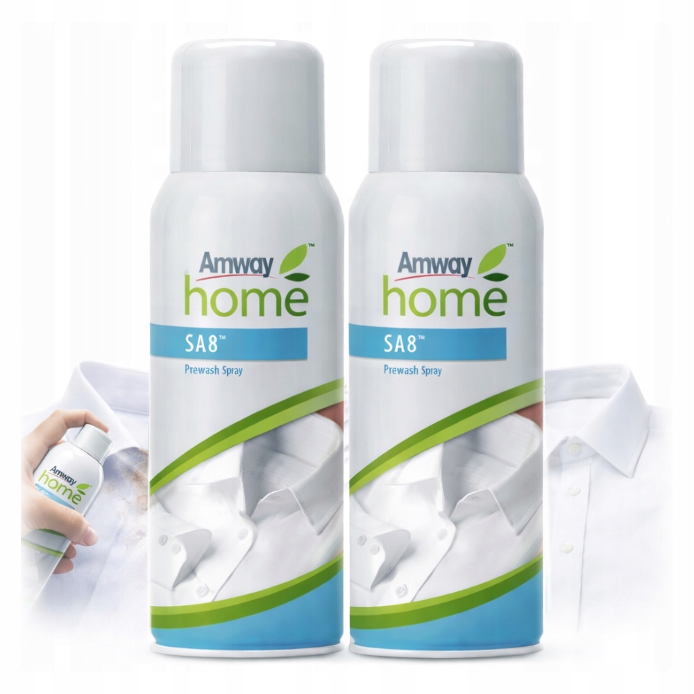 Odstraňovač skvrn Amway ve spreji na oblečení, nečistoty, skvrny SA8 PreWash 2 ks